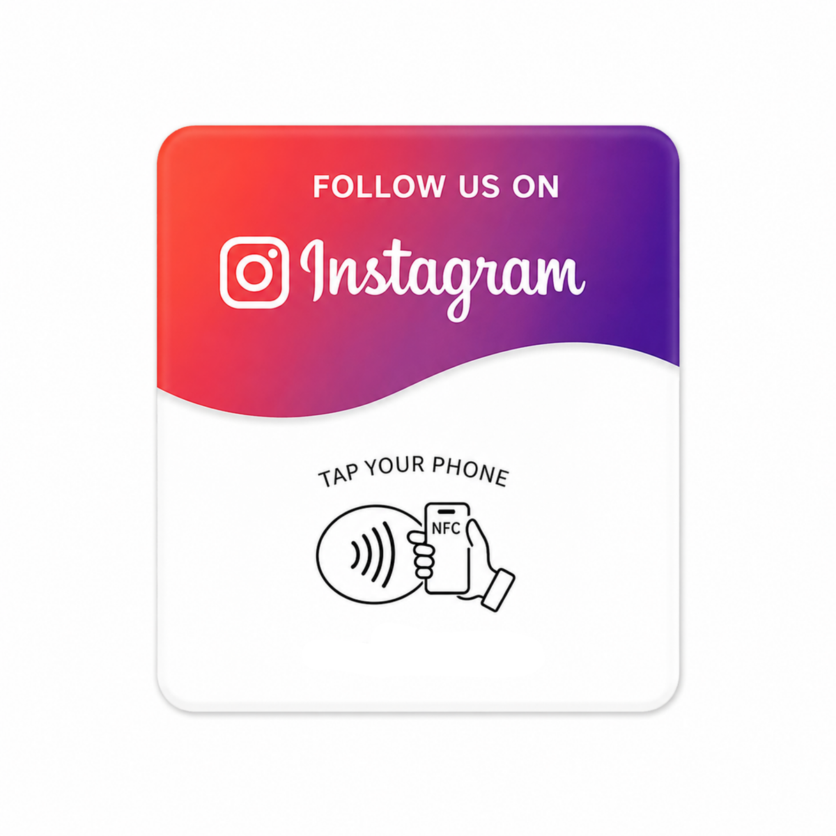 Smartly Instagram NFC Plaque