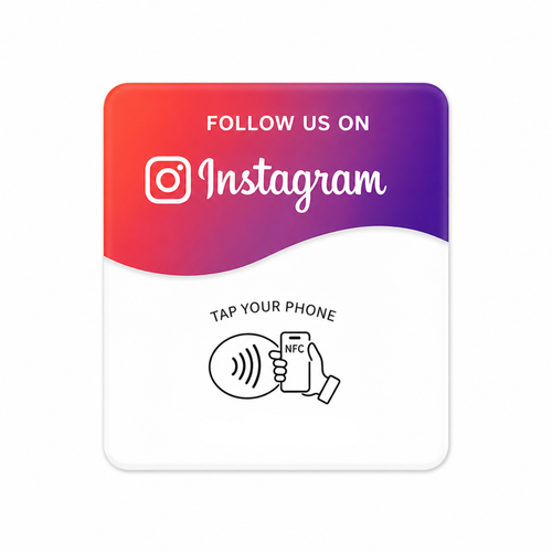 Smartly Instagram NFC Plaque