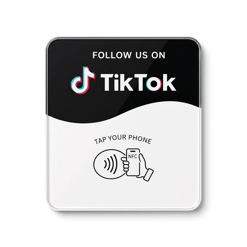 Smartly Tiktok NFC Plaque