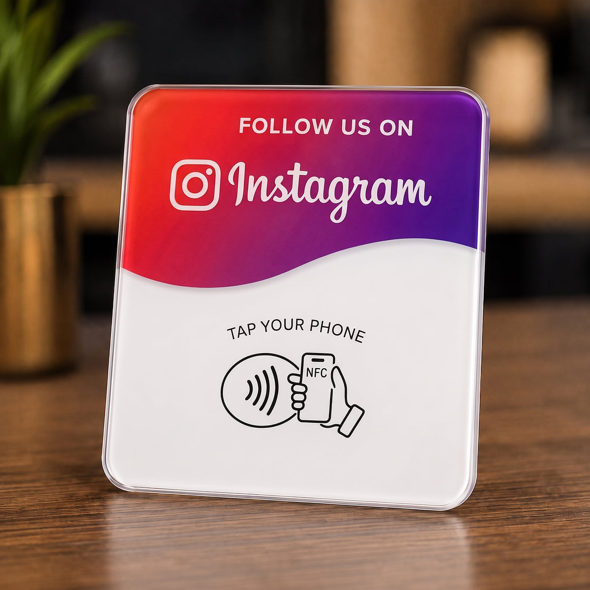 Smartly Instagram NFC Plaque
