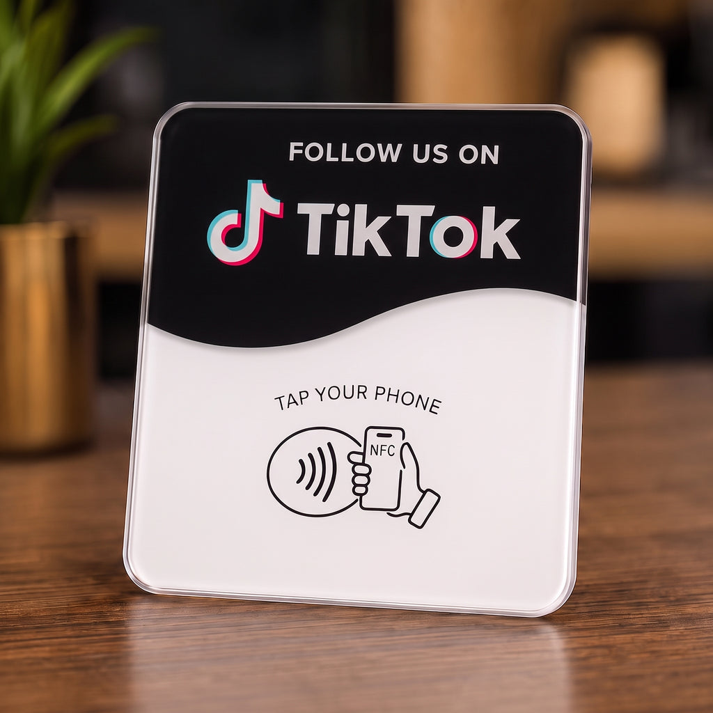 Smartly Tiktok NFC Plaque
