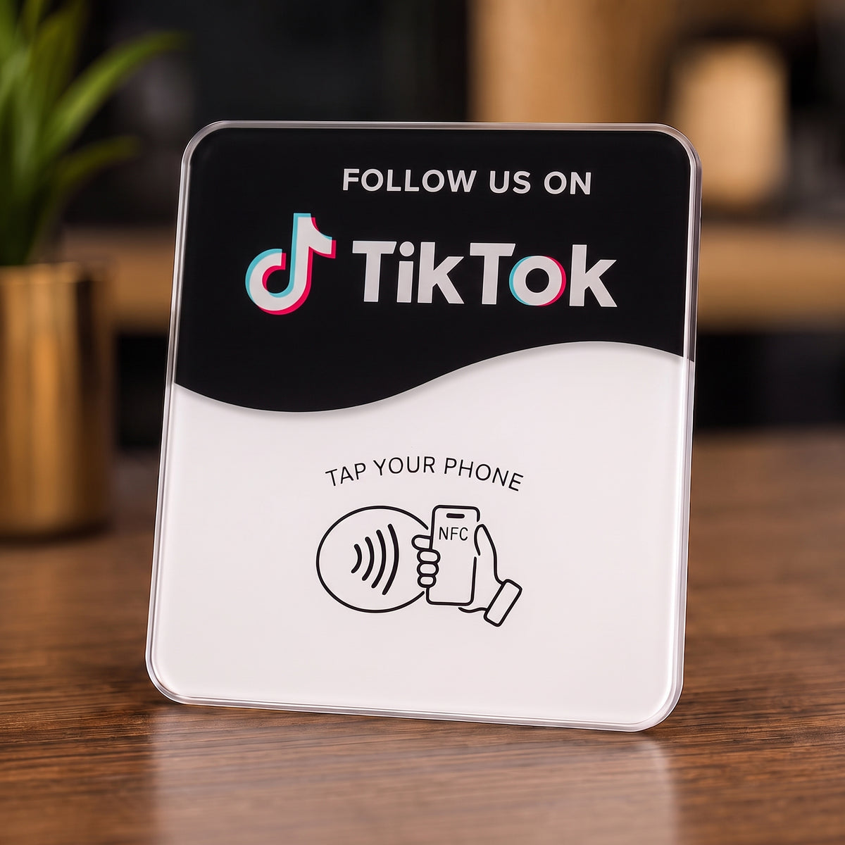 Smartly Tiktok NFC Plaque